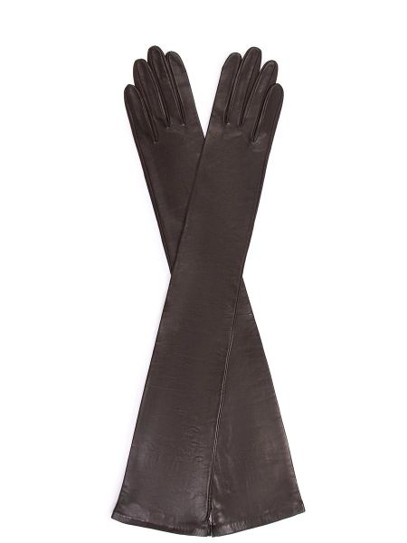 Кожаные перчатки Sermoneta Gloves коричневые