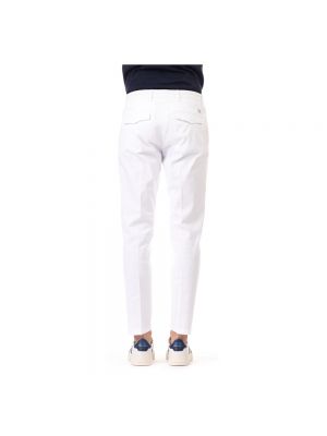 Pantalones chinos de algodón Department Five blanco