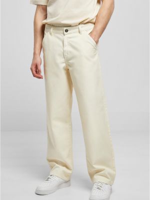 Vlnené nohavice Urban Classics biela