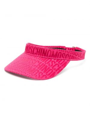 Jacquard mütze Moschino pink