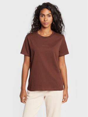 Majica Calvin Klein smeđa