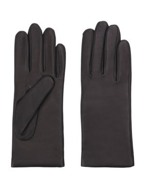 Кожаные перчатки Agnelle коричневые