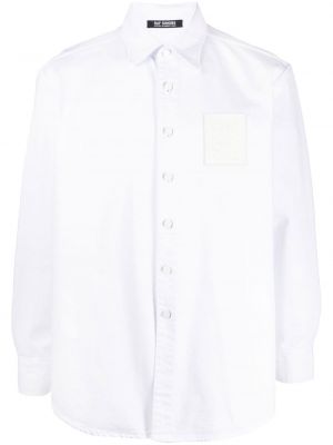 Rifľová košeľa Raf Simons biela