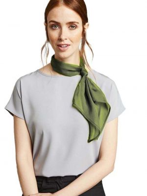 Шифоновый шарф в деловом стиле Premier зеленый