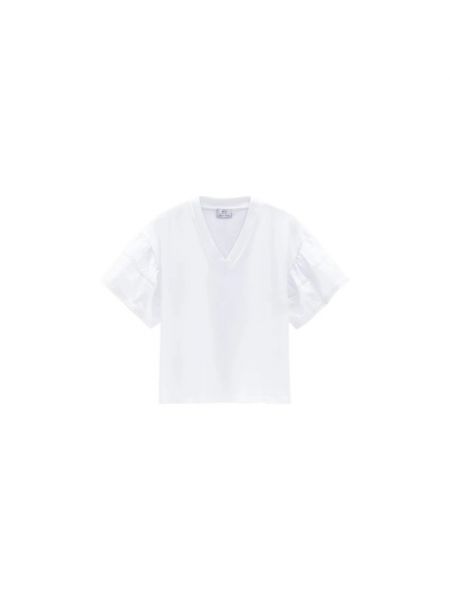T-shirt Woolrich blanc