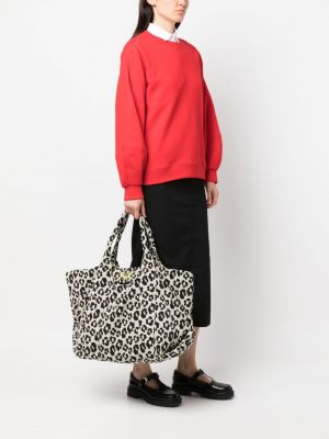 Shopper kabelka s výšivkou s potiskem See By Chloe