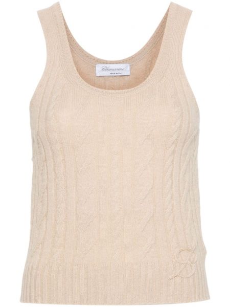 Broderet top Blumarine