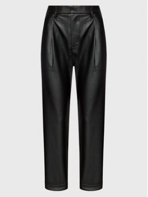 Pantalon en cuir large en imitation cuir Brixton noir