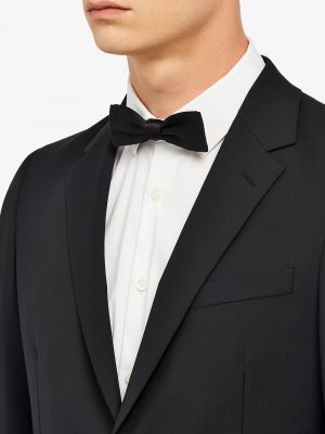 Kaklaraištis su lankeliu Prada juoda