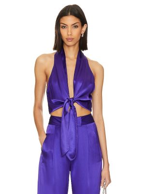 Blusa con lazo The Sei violeta