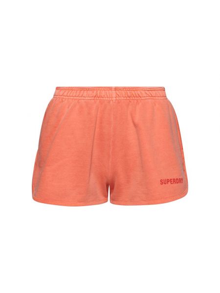 Спортивные шорты Superdry оранжевые