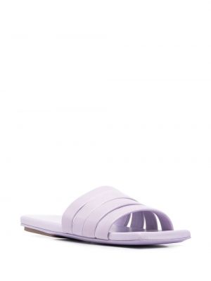 Sandales en cuir à bouts carrés Marsèll violet