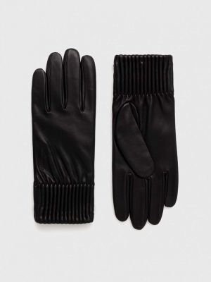 Mănuși din piele cu dungi de tigru Tiger Of Sweden negru