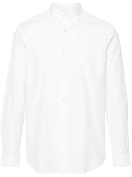 Bavlnená dlhá košeľa Closed biela
