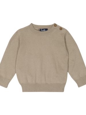 Bomuld sweatshirt for piger Il Gufo beige