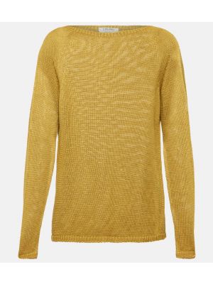 Jersey de lino de tela jersey 's Max Mara dorado