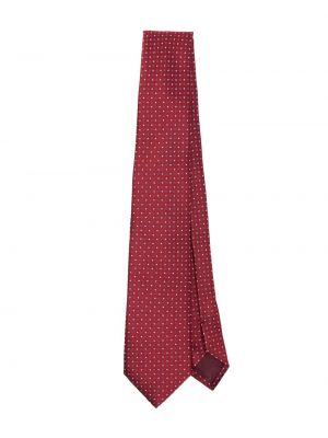 Taškuotas šilkinis kaklaraištis Giorgio Armani
