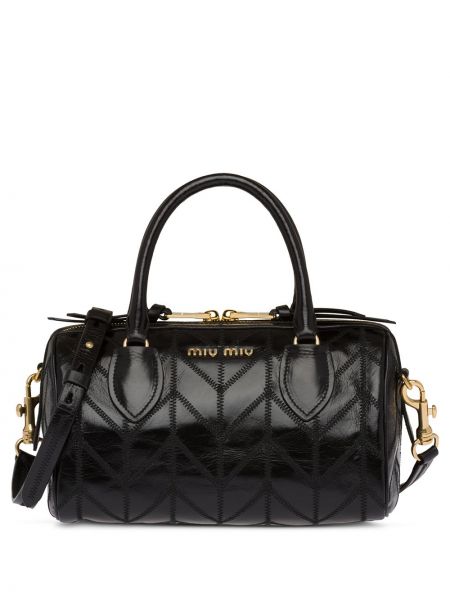 Shoppingbag Miu Miu svart