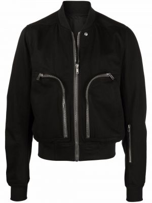 Zip lett jakke Rick Owens svart