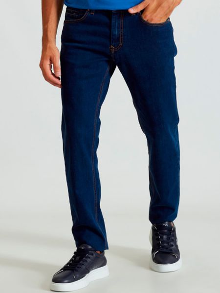 Синие прямые джинсы Harmont&blaine