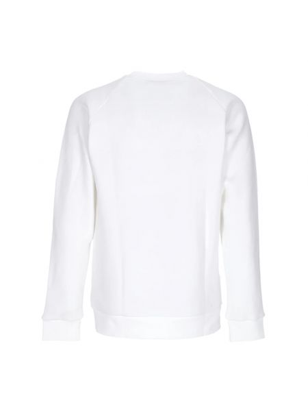 Streetwear sweatshirt mit rundhalsausschnitt Adidas weiß