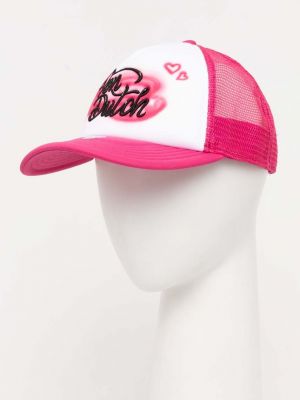 Różowa czapka z daszkiem Von Dutch