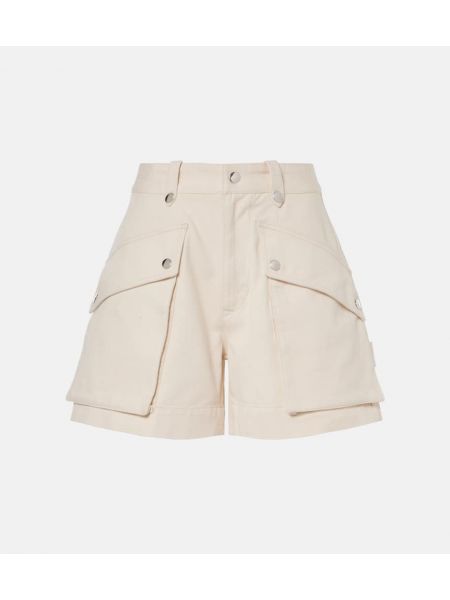 Puuvilla cargo shortsit Marant Etoile beige