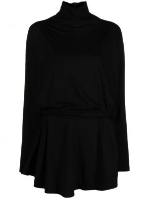 Dlouhé šaty jersey Pinko černé