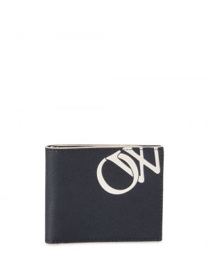 Kožená peňaženka s potlačou Off-white