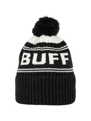 Pletená fleecová čiapka Buff čierna