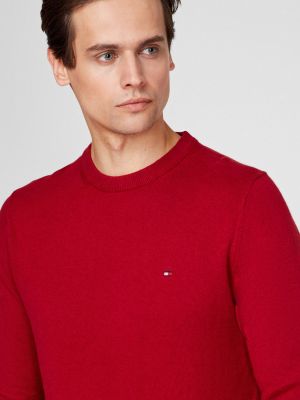 Бордовый пуловер Tommy Hilfiger