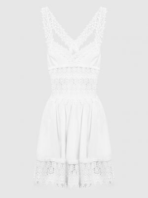 Біла мереживна коктейльна сукня Charo Ruiz