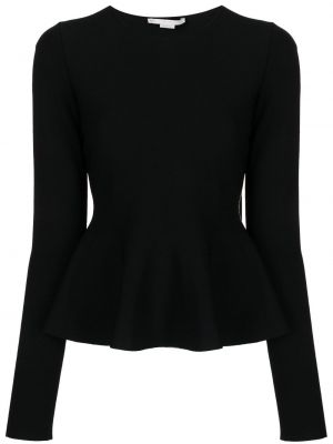 Pull péplum Stella Mccartney noir