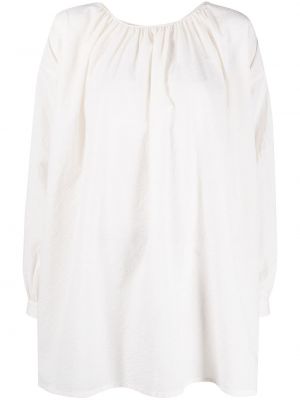 Oversize памучна блуза Uma Wang бяло