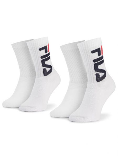 Ψηλές κάλτσες Fila λευκό