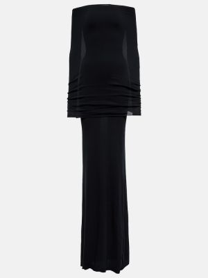 Макси рокля Balenciaga черно