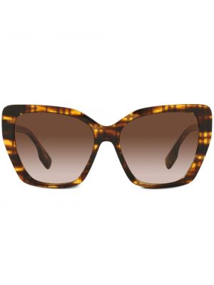 Rūtainas saulesbrilles Burberry Eyewear brūns