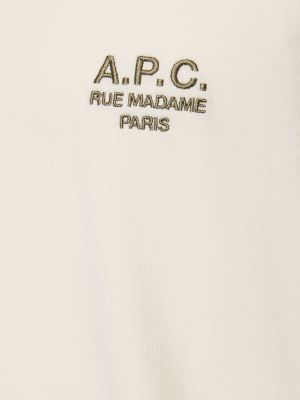 Pamučna majica od jersey A.p.c.