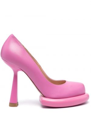 Leder pumps Francesca Bellavita pink