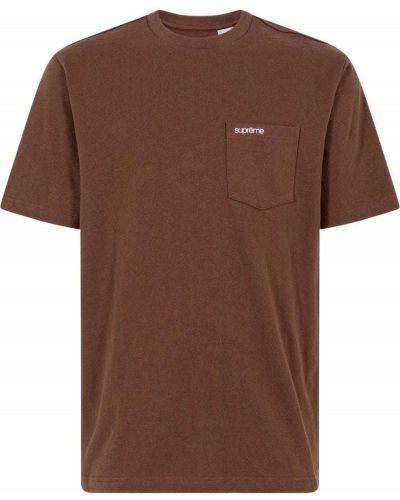 T-shirt Supreme marrone