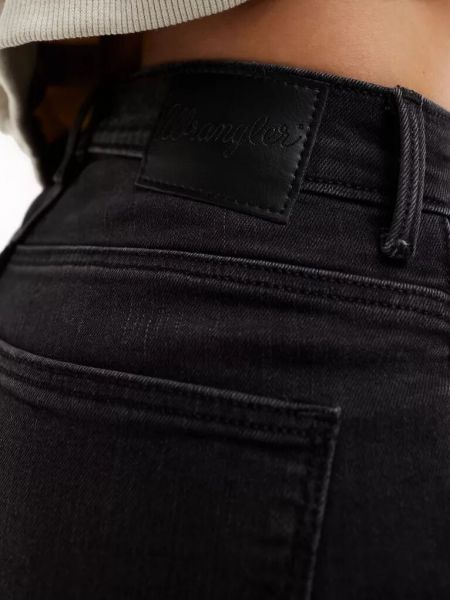 Прямые джинсы Wrangler черные