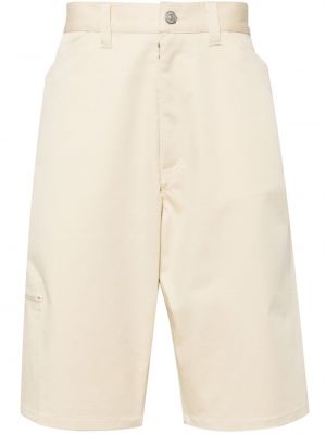 Shorts aus baumwoll Mm6 Maison Margiela beige
