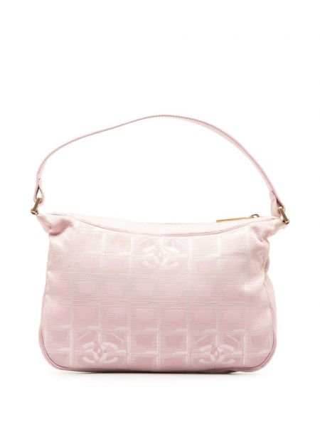Cestovní taška Chanel Pre-owned růžová