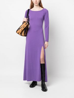 Robe longue en tricot Canessa violet