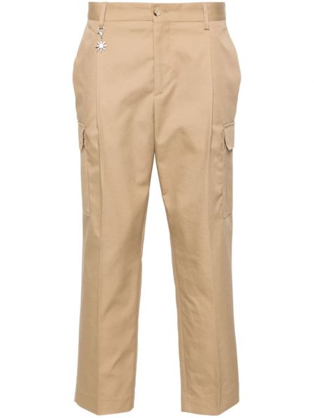 Pantalon cargo avec poches plissé Manuel Ritz beige