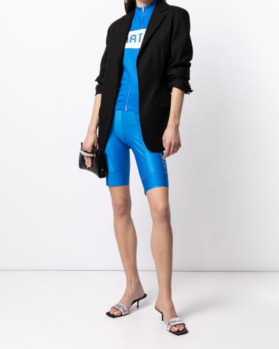 Pantalones cortos de ciclismo David Koma azul