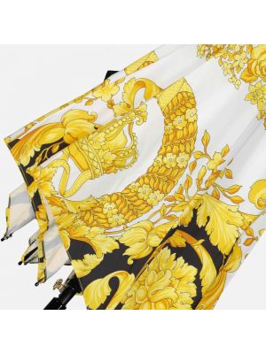 Parasol z nadrukiem Versace żółty