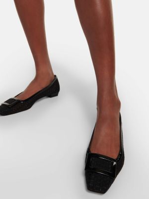 Balerina cipők Roger Vivier fekete