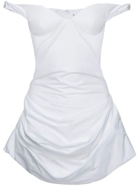 Φόρεμα ντραπέ Magda Butrym λευκό