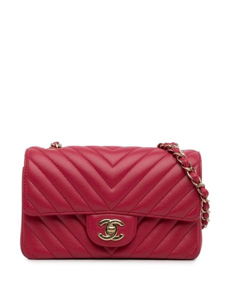 Klasična crossbody torbica Chanel Pre-owned crvena